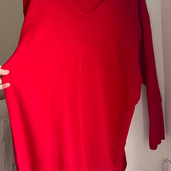 VINTAGE Victoria's Secret red embroidered nightdress - Picture 5 of 8